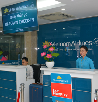 GRAND OPENING OF IN-TOWN CHECK-IN SERVICE AT HANOI