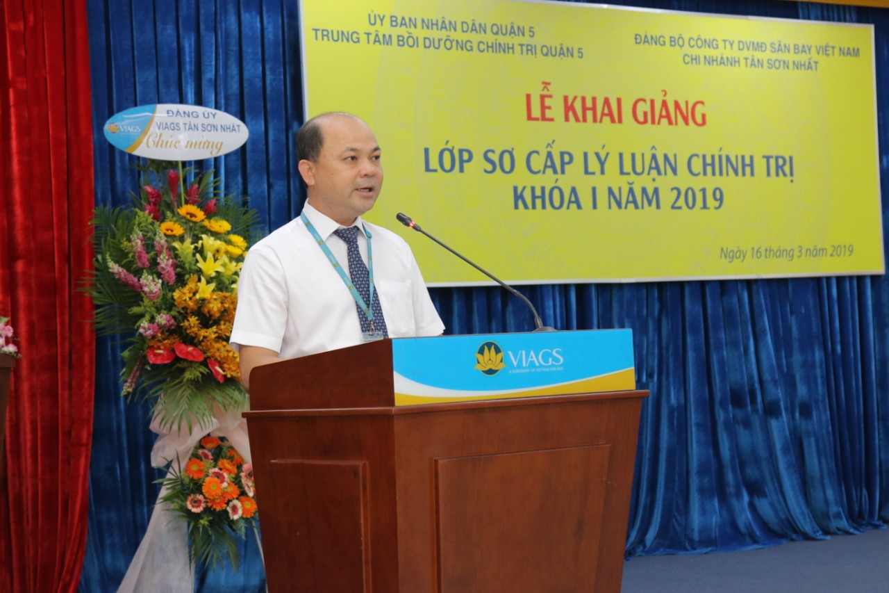 VIAGS TAN SON NHAT’S PARTY COMMITTEE ORGANIZED THE OPENNING CEREMONY OF PRIMARY CLASS ON POLITICAL THEORY – 1st COURSE 2019