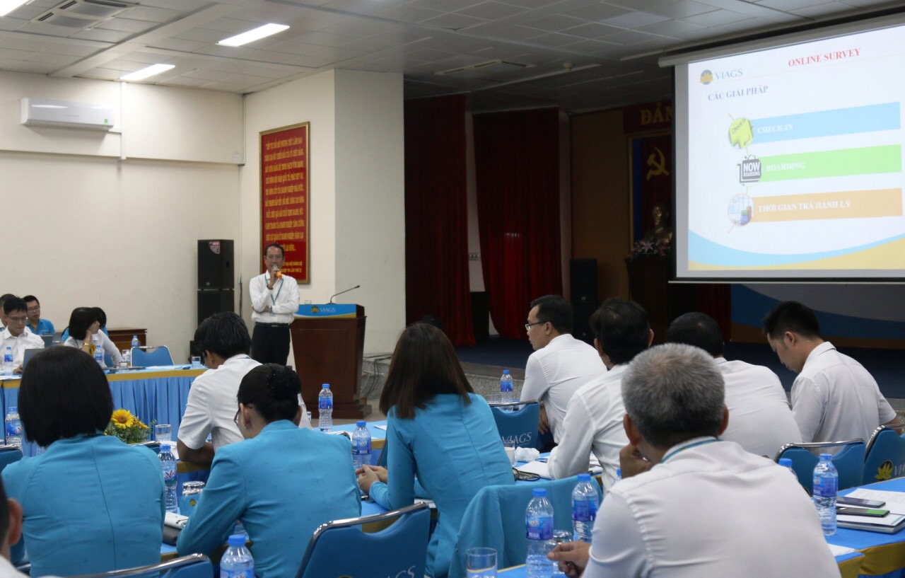 VIAGS TAN SON NHAT ORGANIZED THE EXCHANGE PROGRAM OF PROFESSION AND COMMUNICATION FOR SERVICE QUALITY OF THE FIRST 6 MONTHS IN 2019