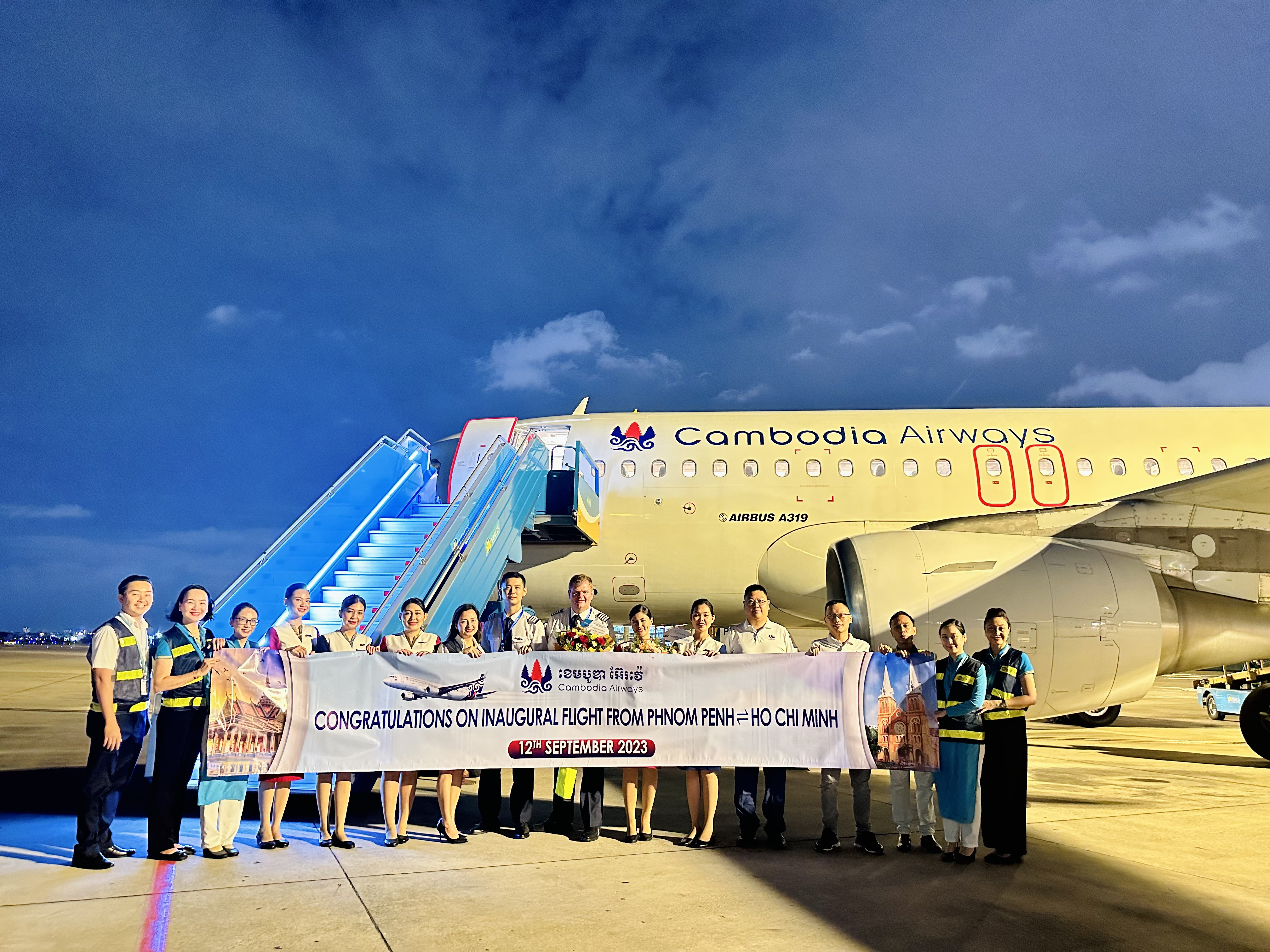 HÃNG HÀNG KHÔNG CAMBODIA AIRWAYS KHAI THÁC CHUYẾN BAY THƯỜNG LỆ ĐẾN THÀNH PHỐ HỒ CHÍ MINH